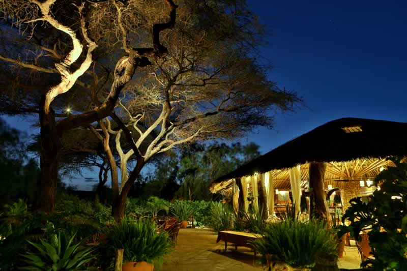 Abendstimmung im Kibo Safari Camp
