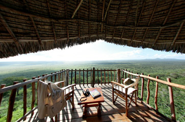 Lions Bluff Lodge im Lumo Nature Sanctuary Kenia