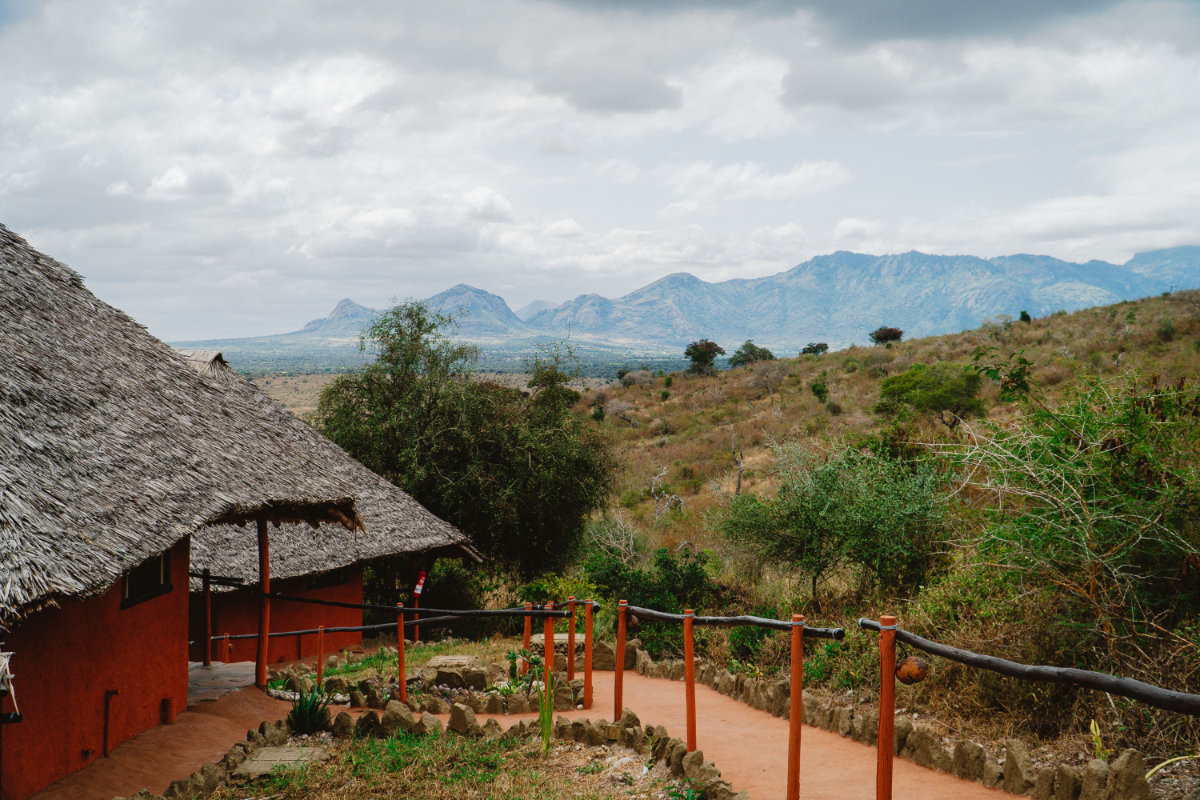 Lions Bluff Lodge in Kenia