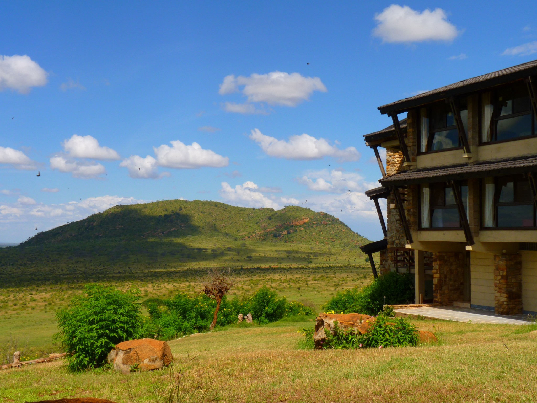 Panorama der Voi Safari Lodge