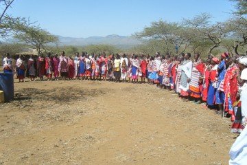 Masai Dorf im Tsavo West
